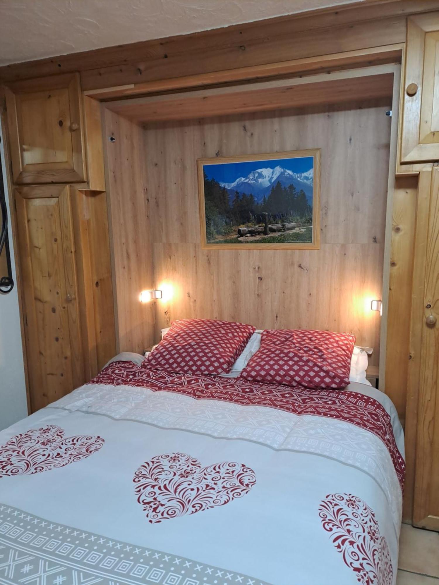 A4 Km De Megeve Tres Joli Studio Avec Jacuzzi ,Vue Sur Les Montagnes Au Calme Praz-sur-Arly Luaran gambar